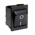 Arcoelectric Rocker Switch, Dpdt, On-Off, 20A, 24Vdc, Quick Connect Terminal, Rocker Actuator, Panel Mount C1353ALBG2602AW
